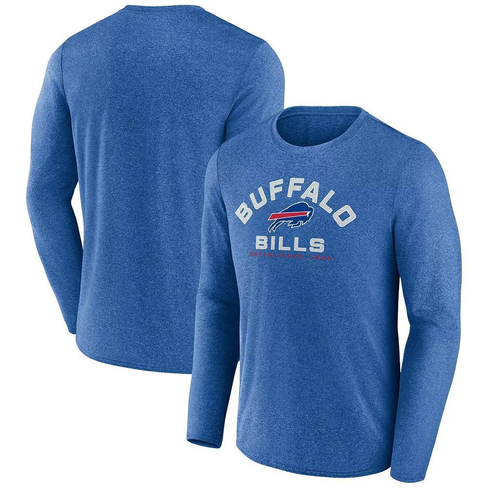 Men's Fanatics Heather Royal Buffalo Bills Tech Arc Long Sleeve T-Shirt, Size: 4XL, Blue Product Image