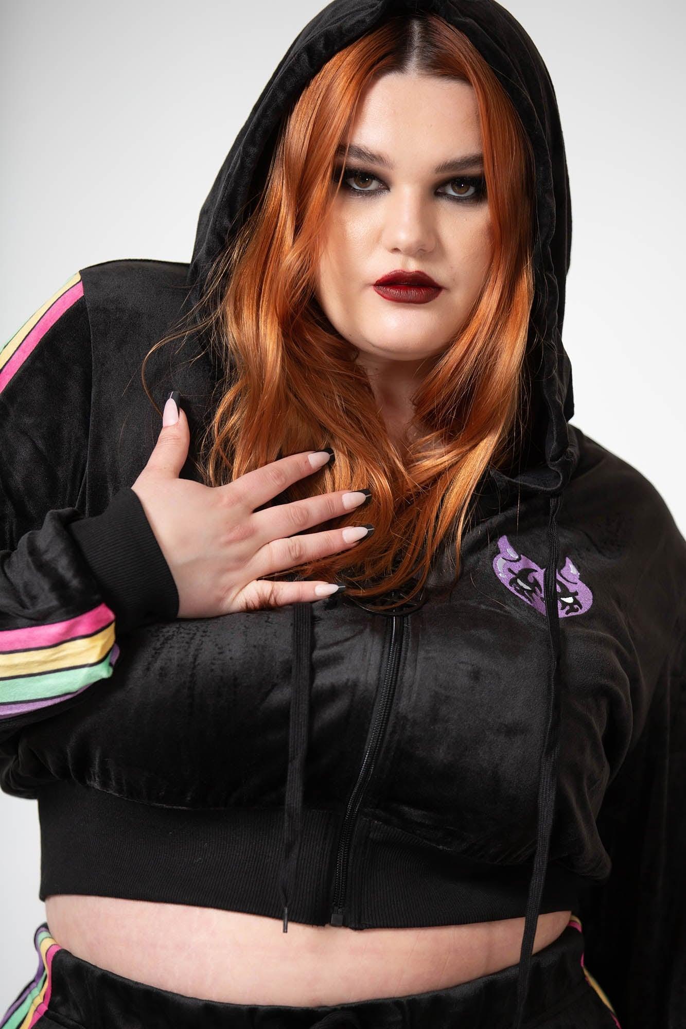 Coven Chill Velour Hoodie Female Product Image