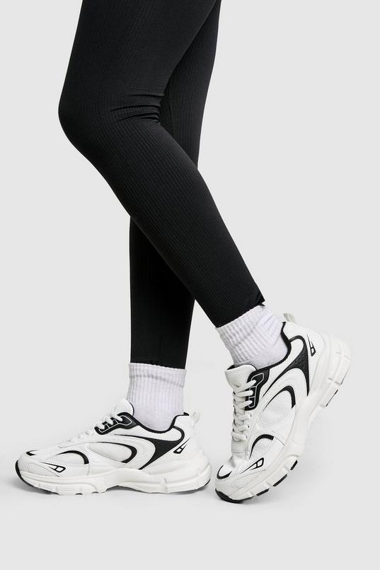 Sports Panelled Chunky Trainers  Product Image