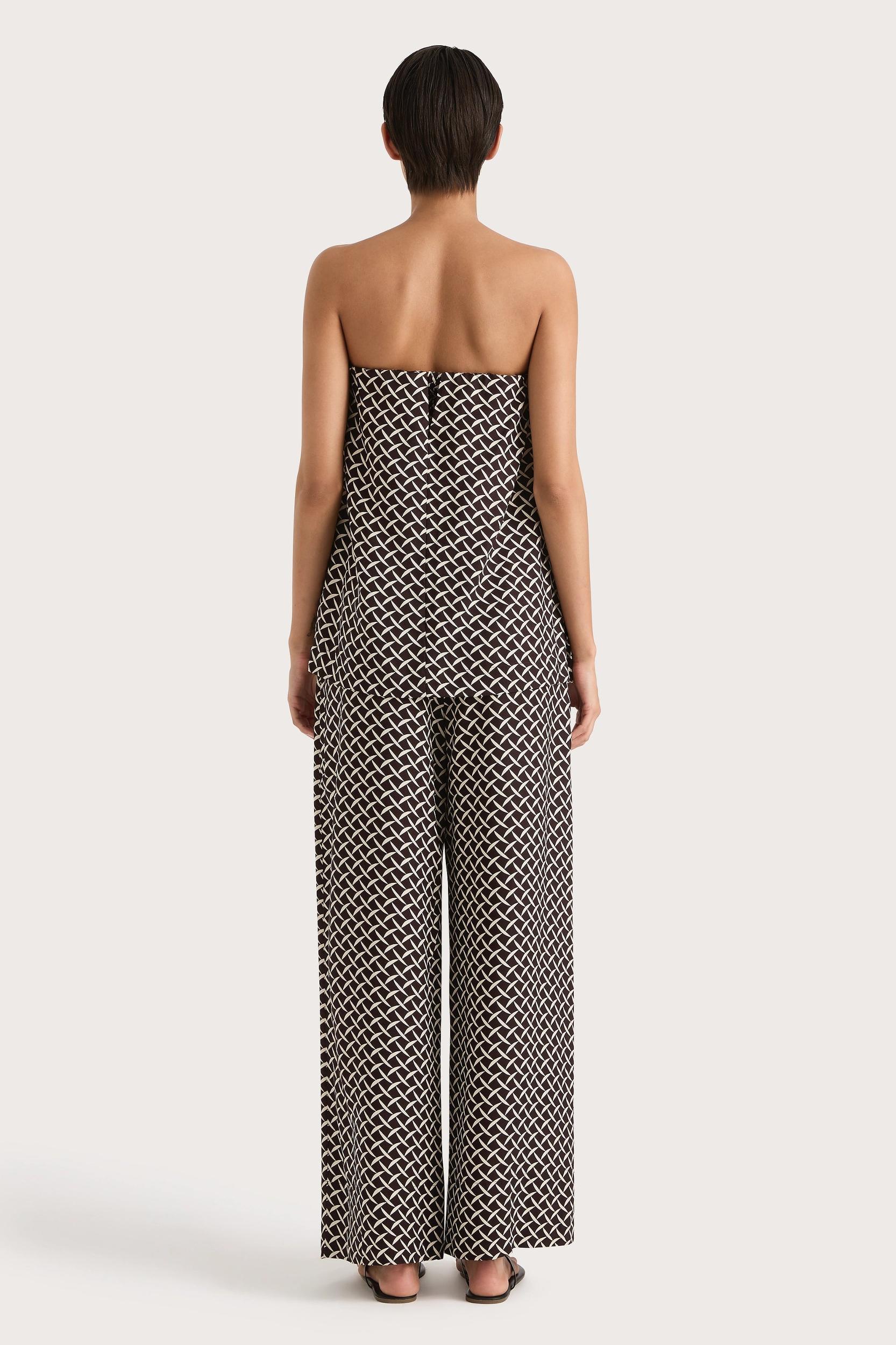 Dalene Pant Espresso Geo - Final Sale Product Image
