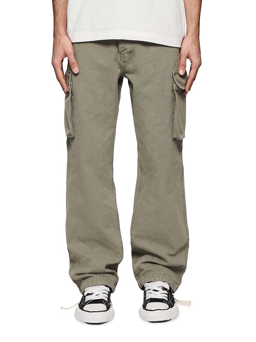 Mens Canvas Cargo Pants Product Image