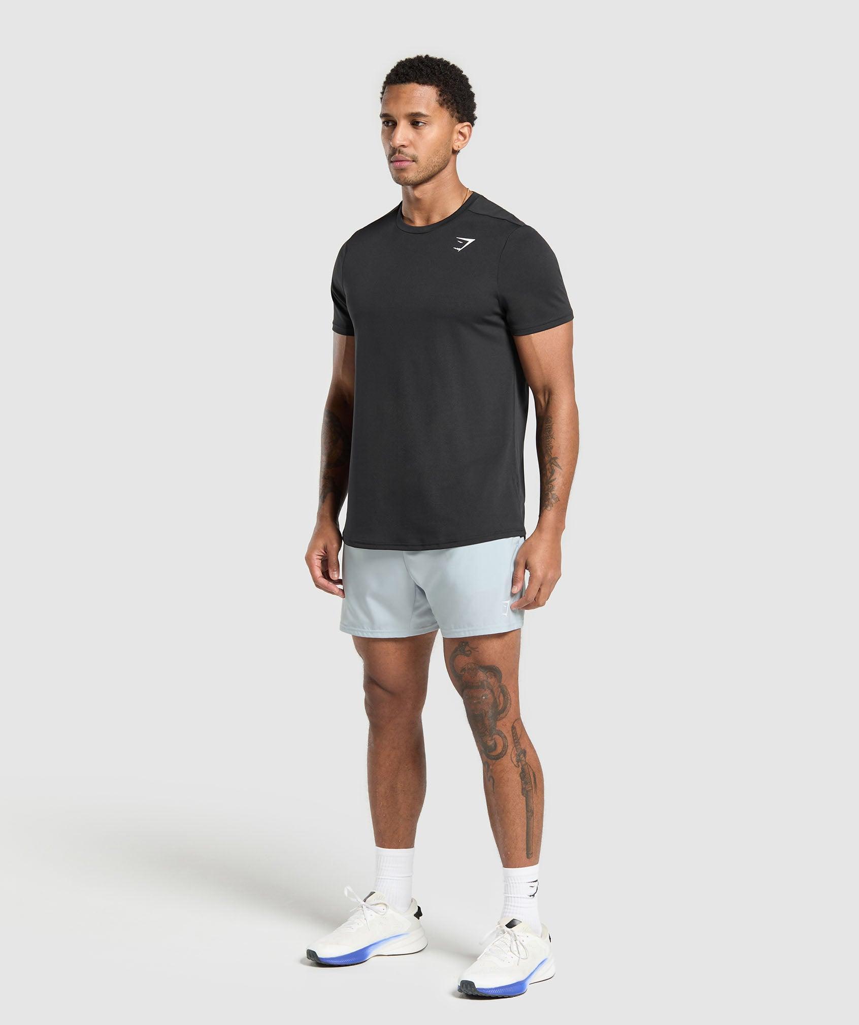 Gymshark Arrival 5" Shorts - Cool Blue Male Product Image