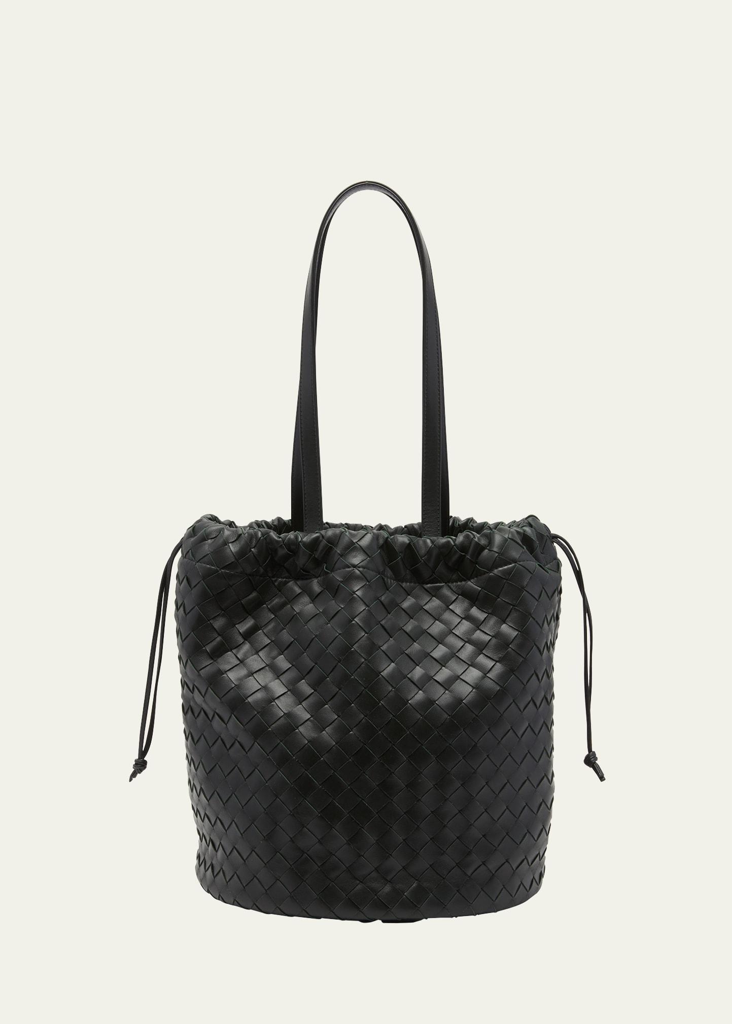 Medium Intrecciato Leather Bucket Bag Product Image