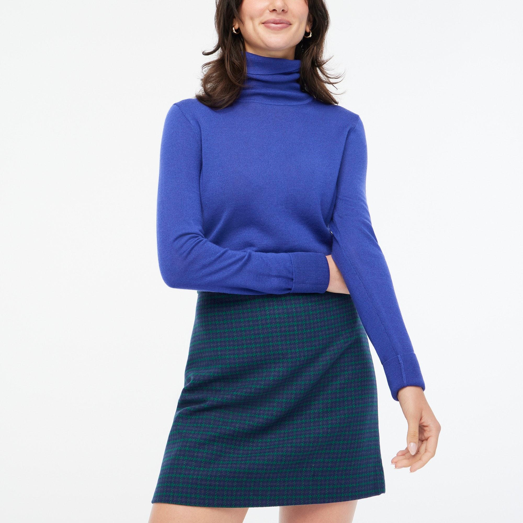 Machine-washable merino wool-blend turtleneck Product Image