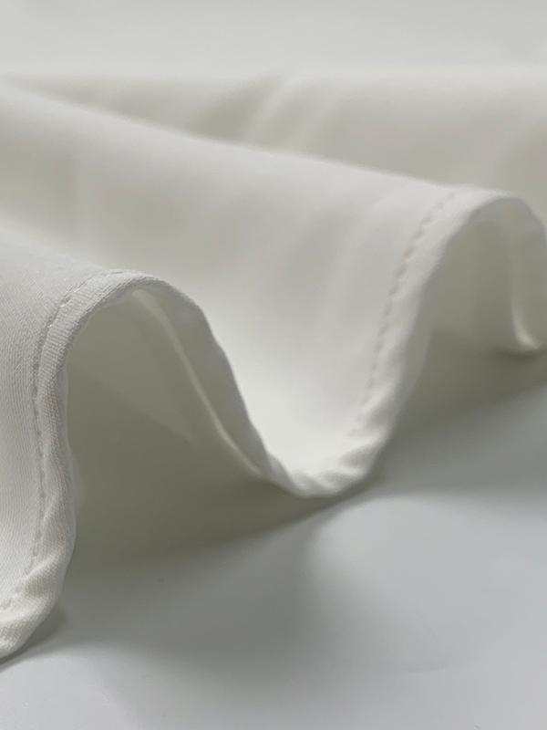 A-Line Flared Sleeves Shiny Solid Color Split-Joint Square-Neck Maxi Dresses Product Image