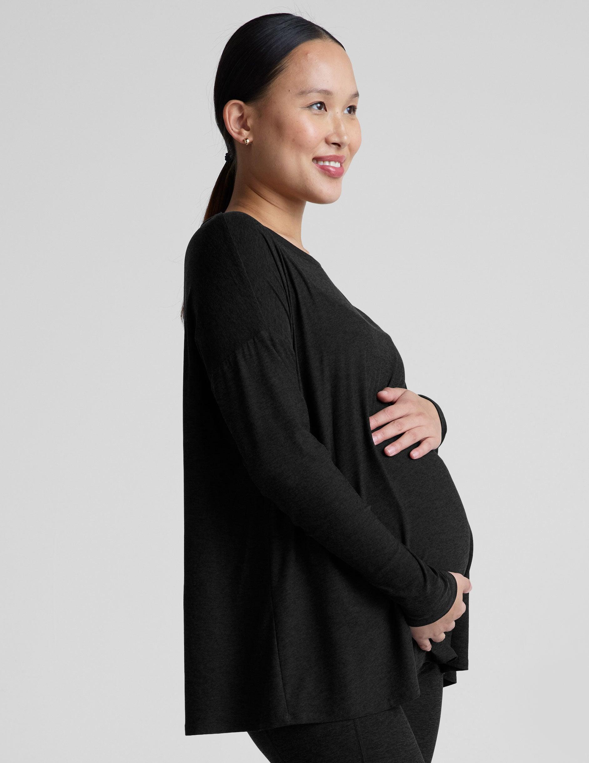 Featherweight Feels Like Home Long Sleeve Maternity Top Product Image