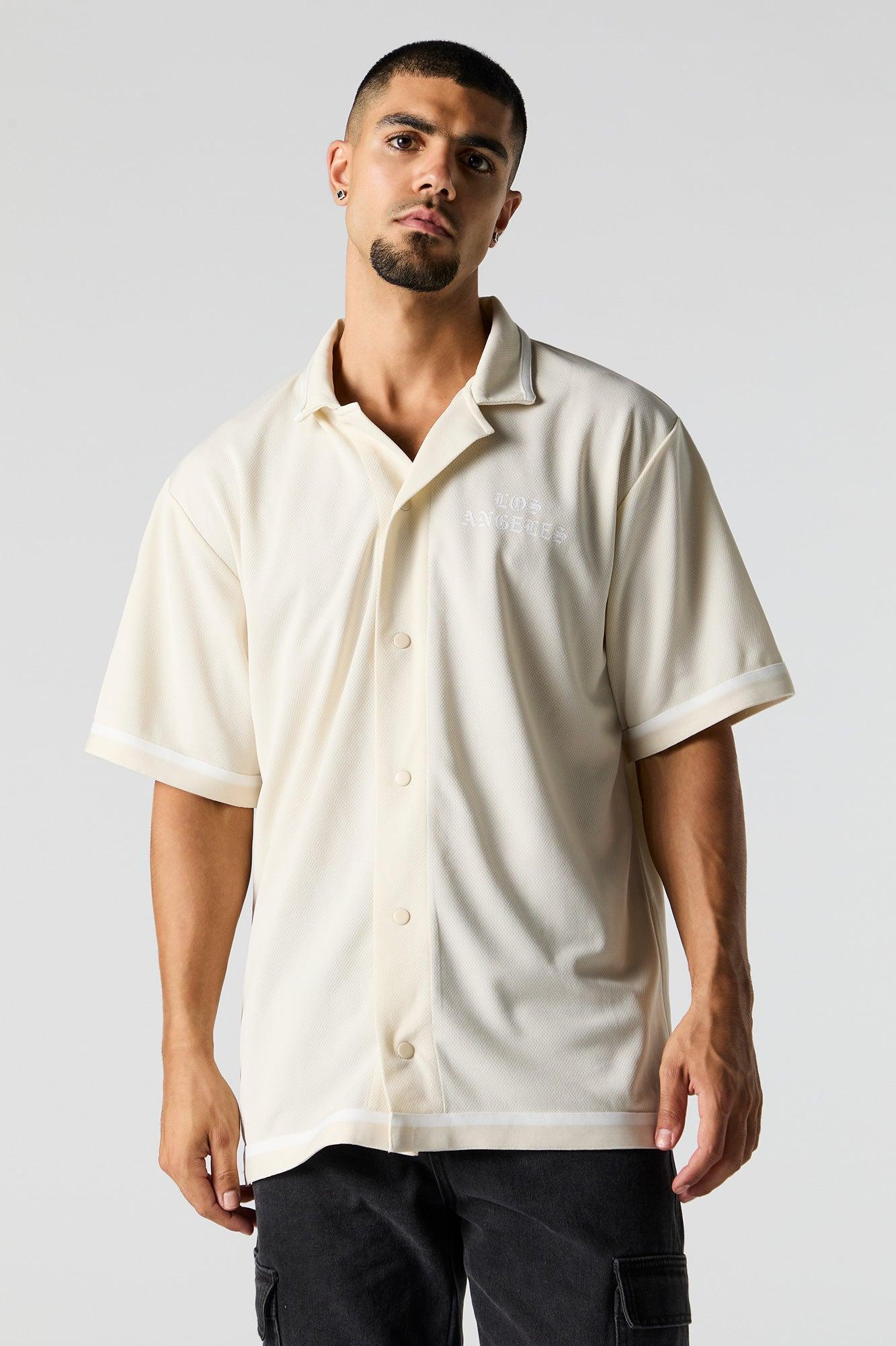 Los Angeles Graphic Mesh Baseball Jersey Male Product Image