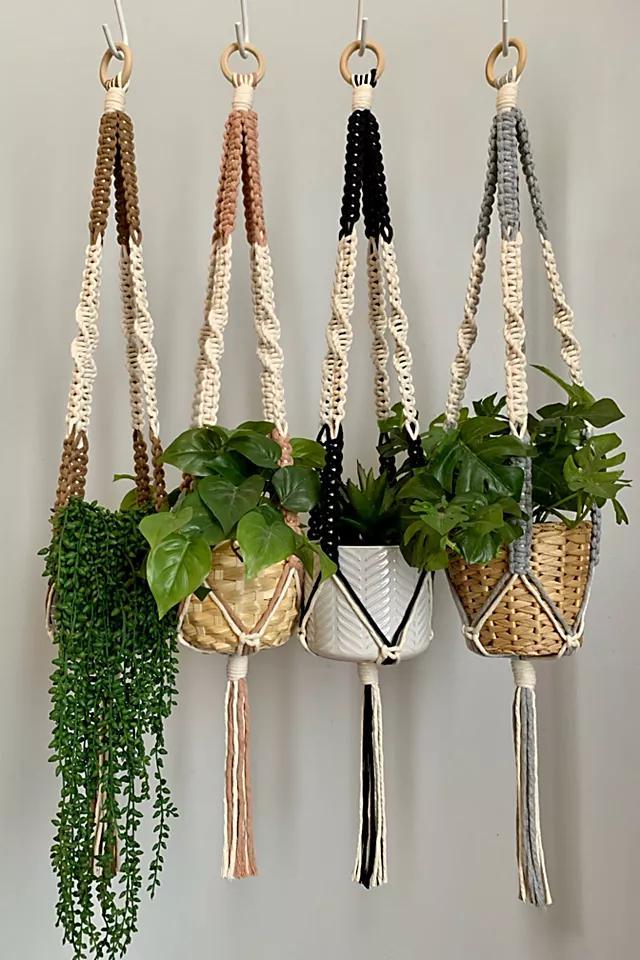 I Would Rather Knot Macrame Plant Hanger Product Image