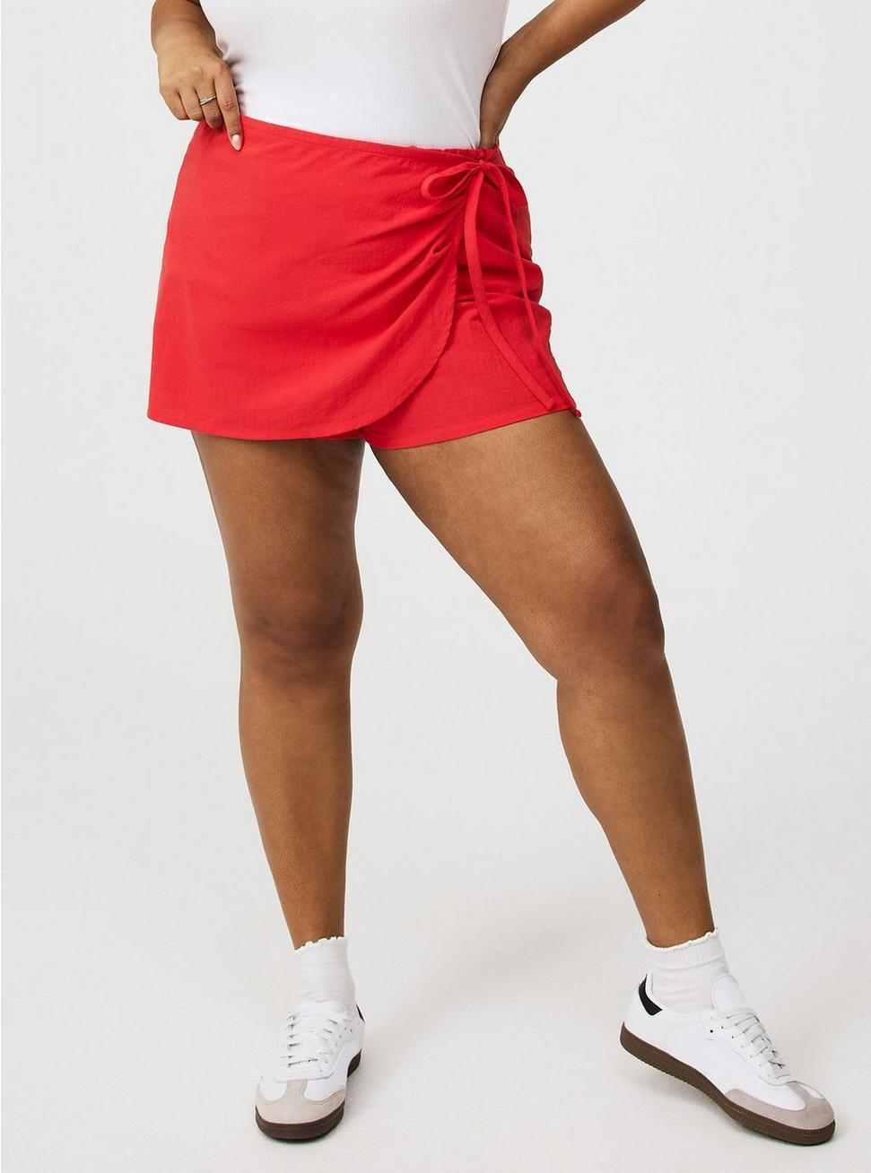 Beach Linen Side-Tie Skort Product Image