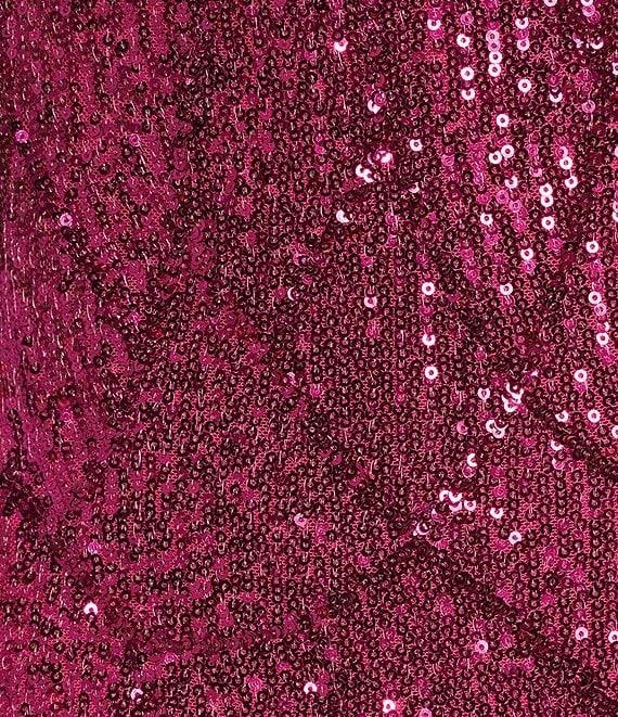 B. Darlin Pattern Sequin Tie Back Bodycon Mini Dress Product Image