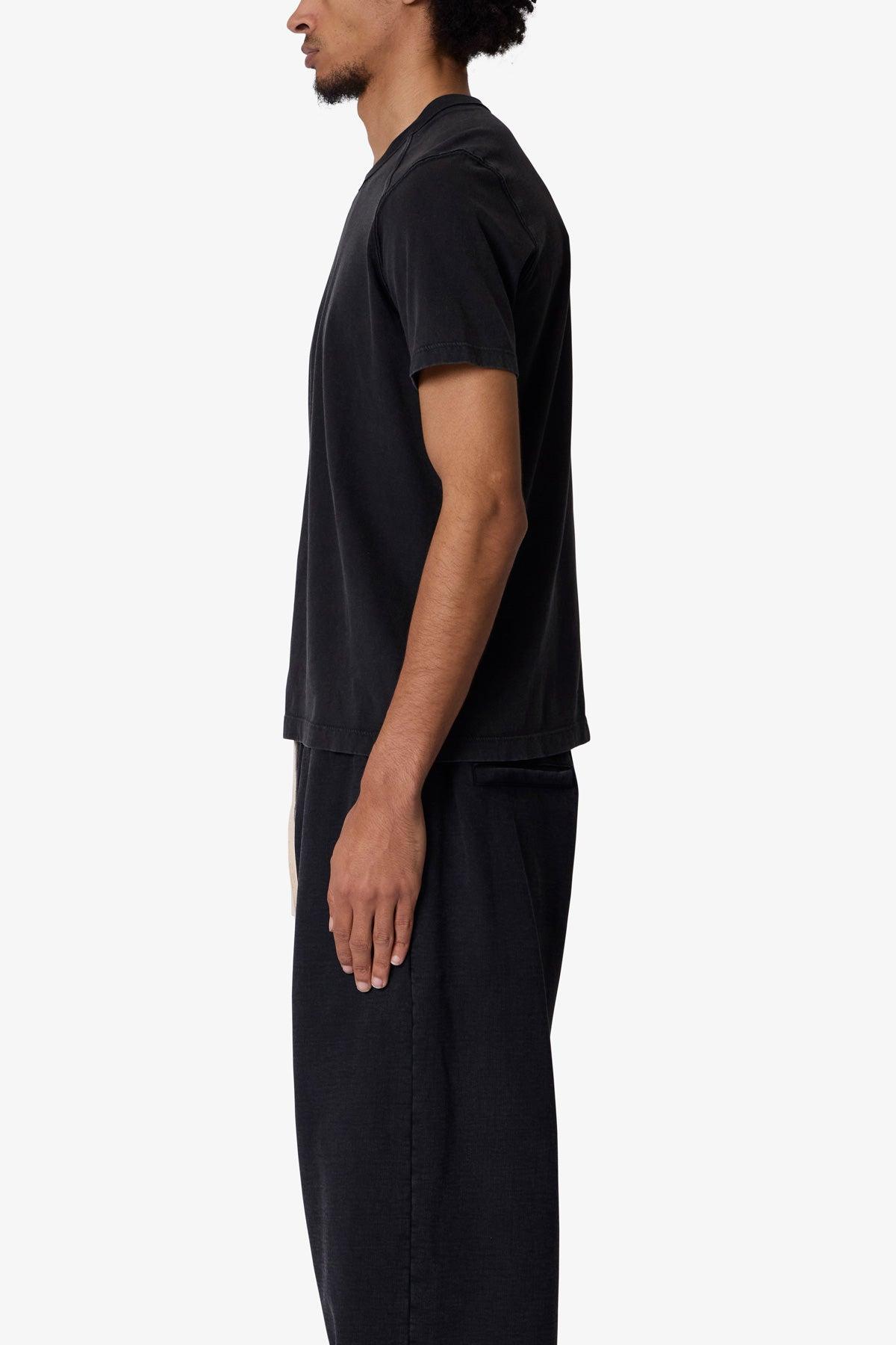 Tight Cropped Tee - Washed Black Product Image