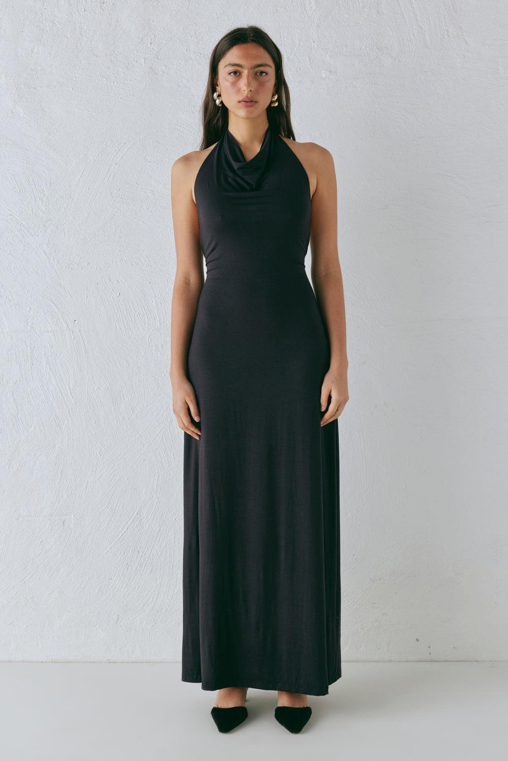 Noa Maxi Dress Black Product Image