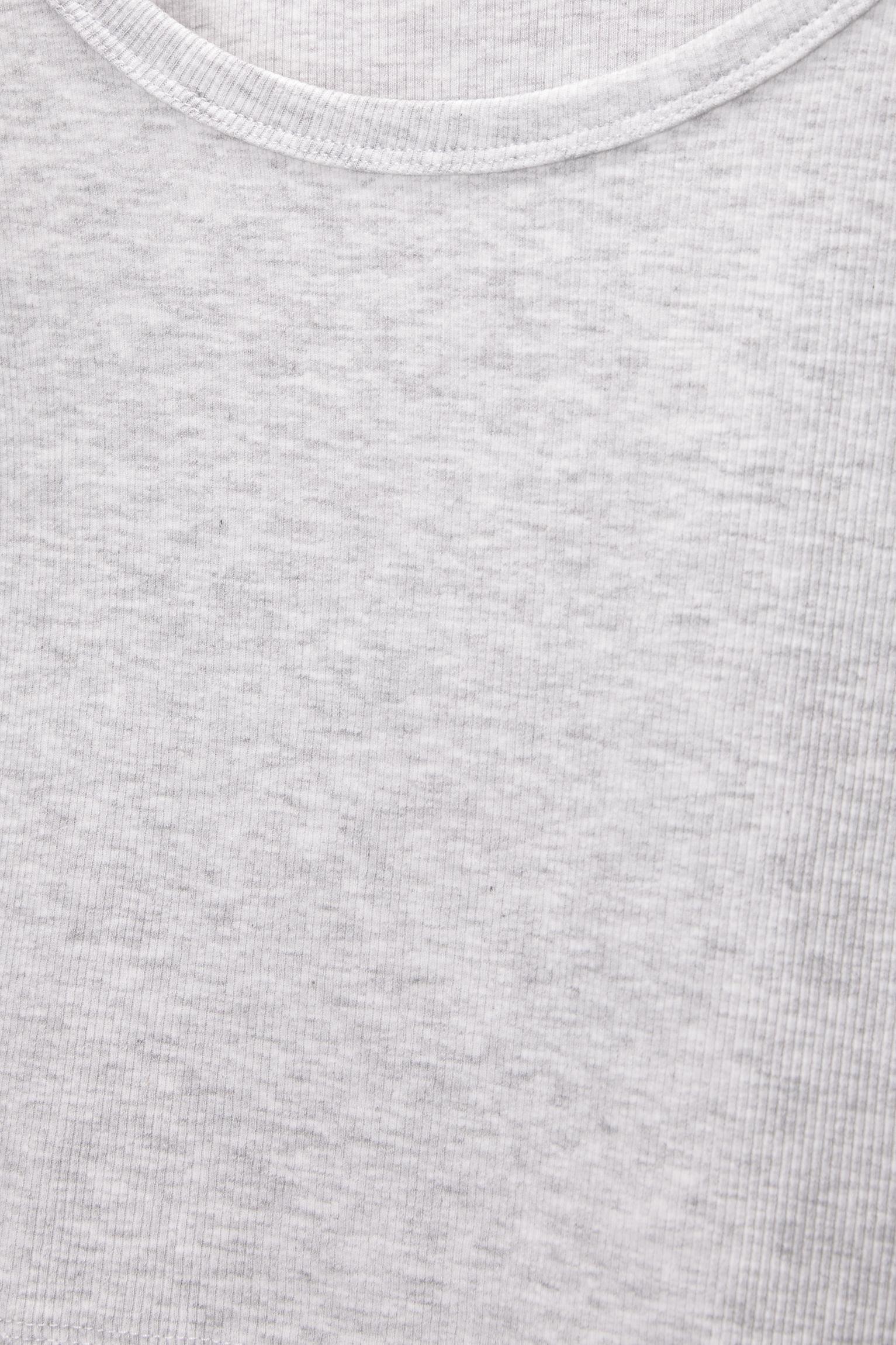 Ribbed long sleeve top Product Image