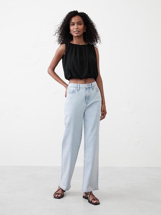 Drapey Shirred Bubble Top Product Image