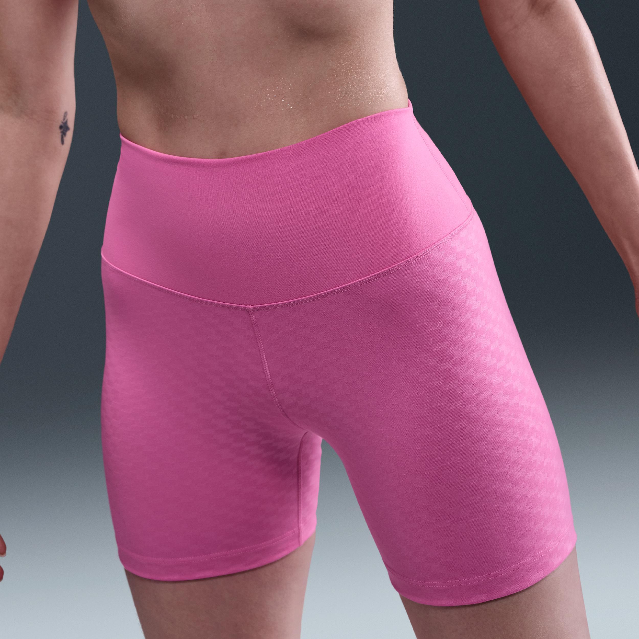 Nike Womens One High-Waisted 5 Biker Shorts | IB8849-675 Product Image