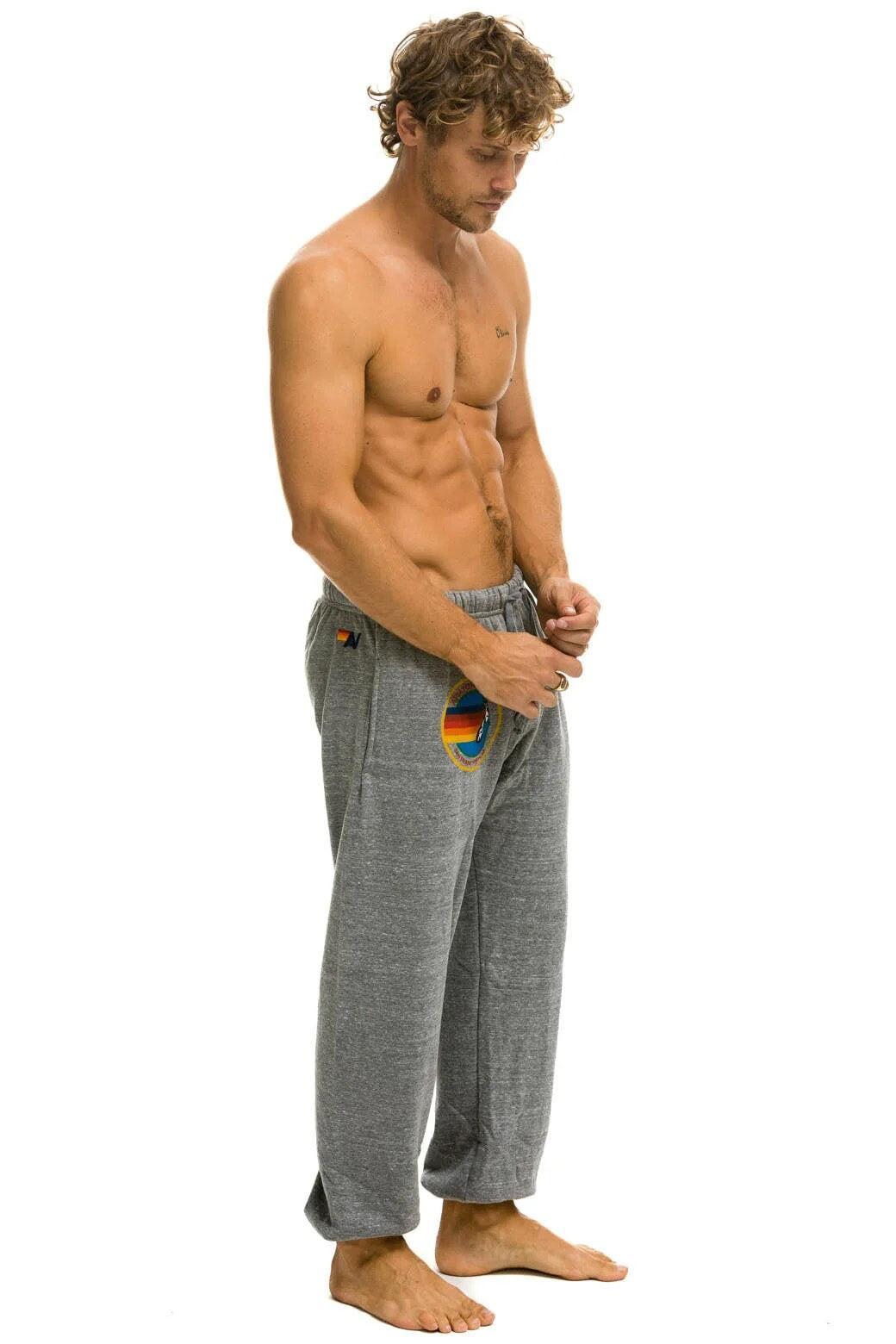 AVIATOR NATION SAN FRANCISCO SWEATPANTS - HEATHER GREY Male Product Image