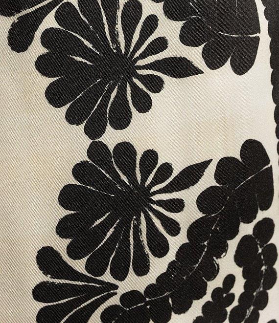 Antonio Melani Clio Printed Satin Coordinating Wrap Midi Skirt Product Image