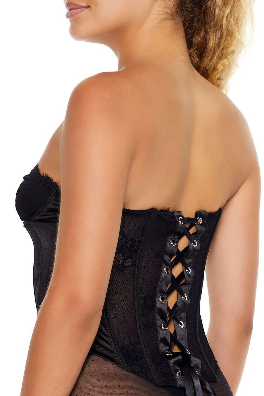 Lace Lingerie Corset Tube Top | Forever 21 Product Image