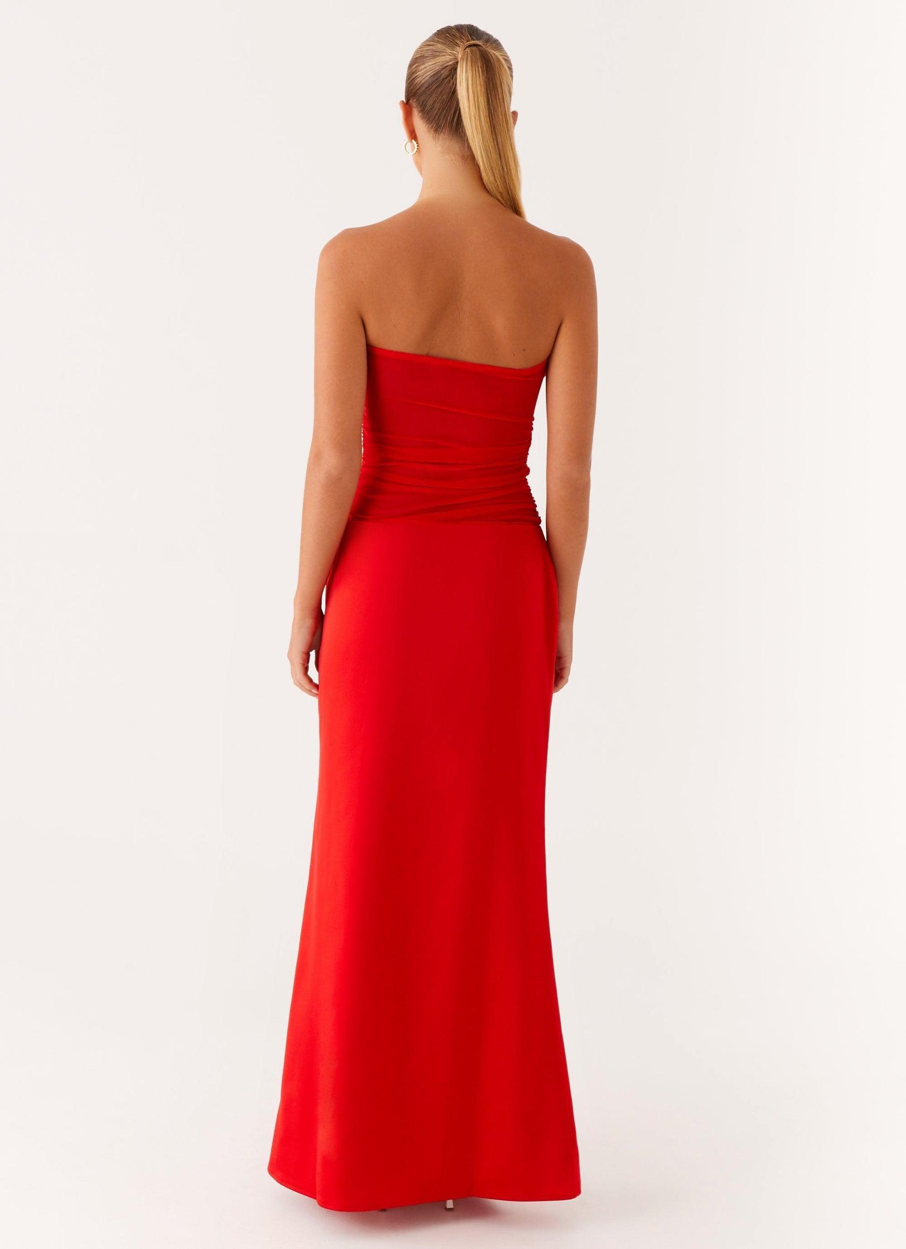 Rewind Maxi Dress - Tangerine Product Image