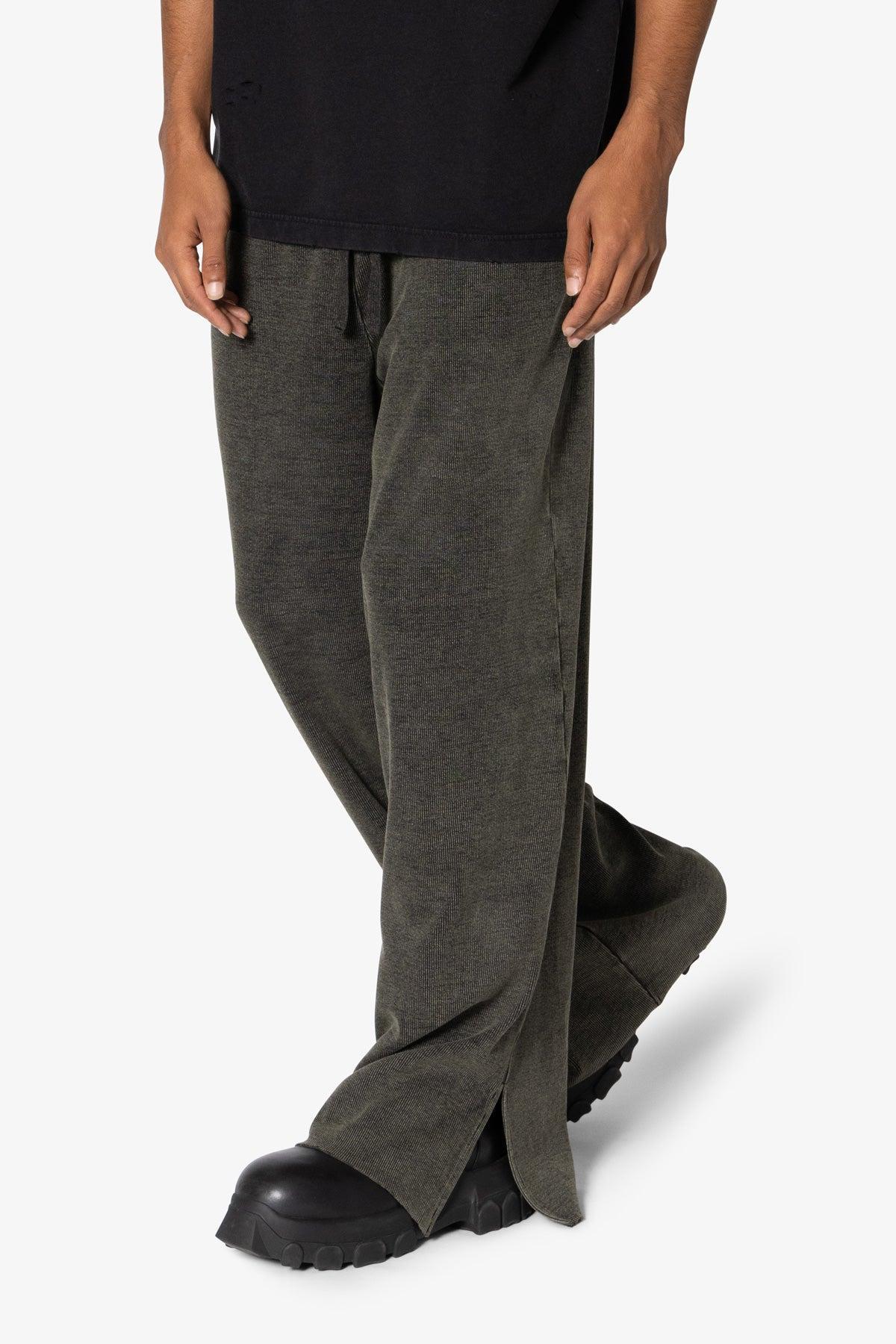 Ultra Baggy Thermal Sweatpants - Olive Product Image