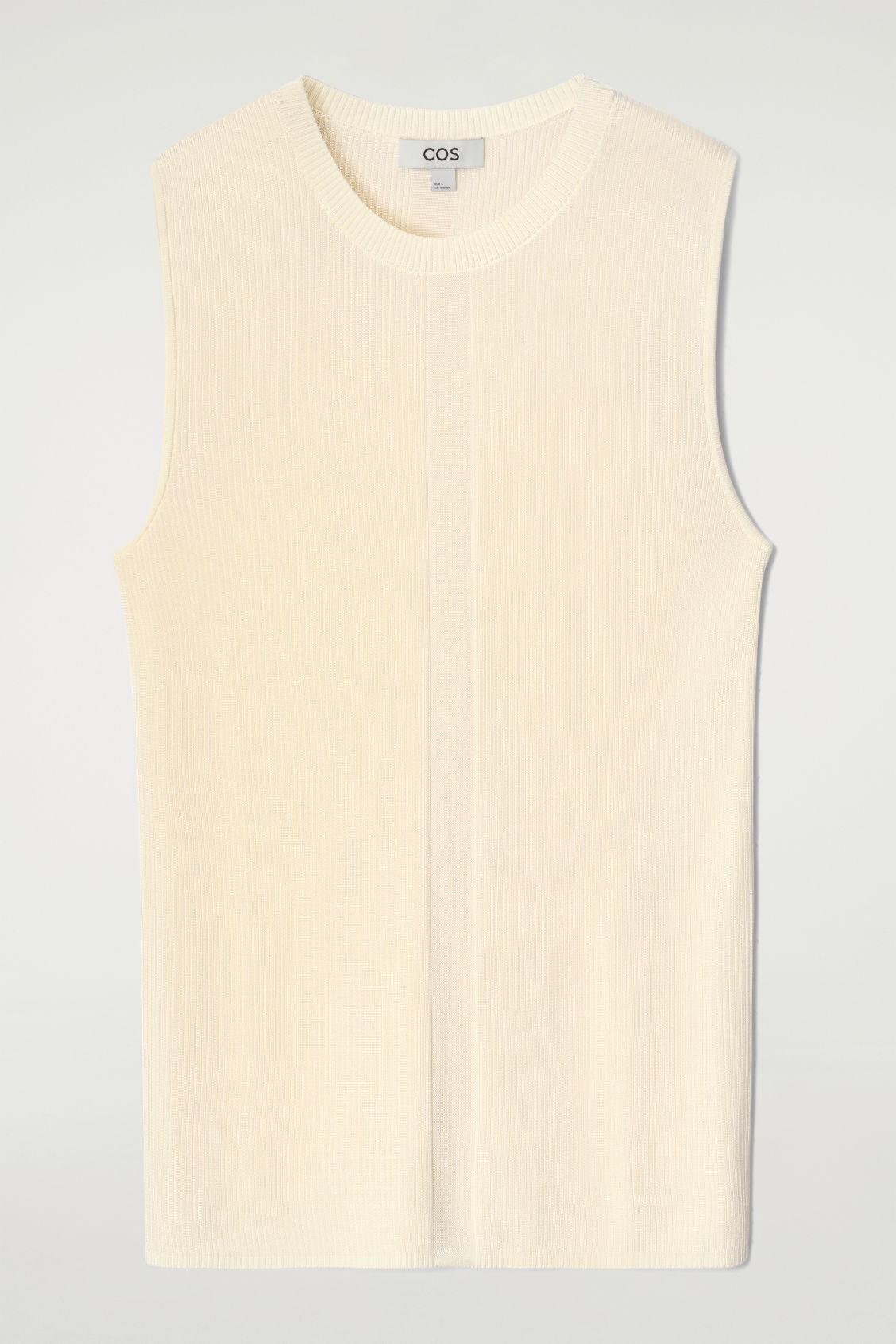 RIBBED-KNIT TANK TOP Product Image