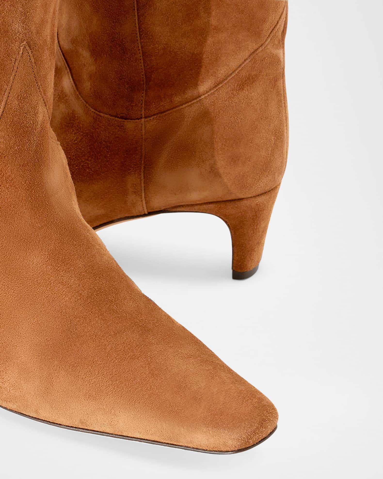 Western Wally Suede Knee-High Boots Product Image