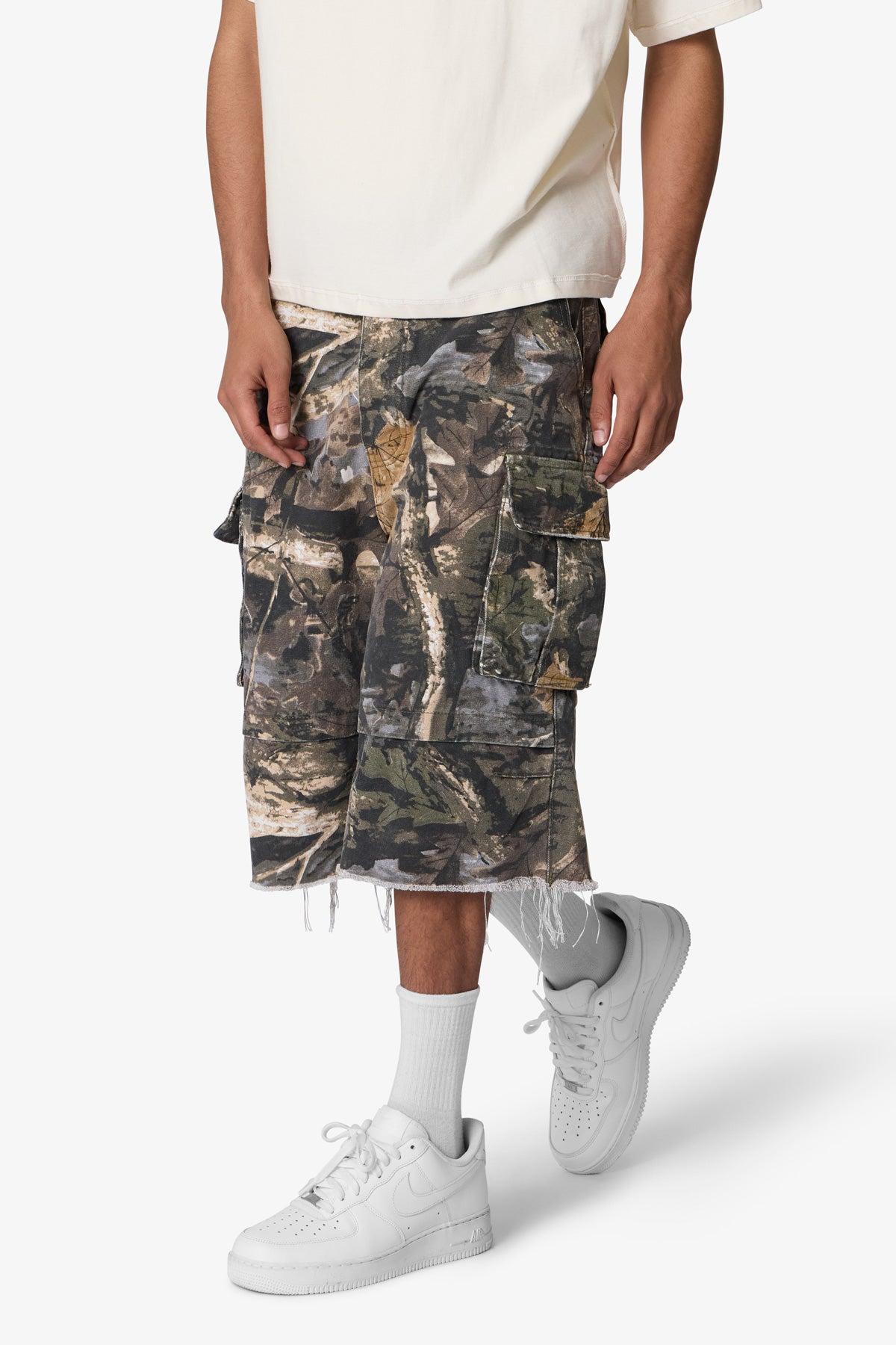Ultra Baggy Cargo Shorts - Forest Camo Product Image