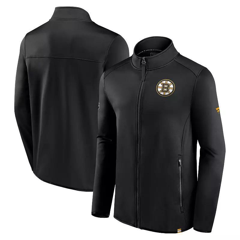 Men's Fanatics Branded  Black Boston Bruins Authentic Pro Full-Zip Jacket, Size: XL Product Image