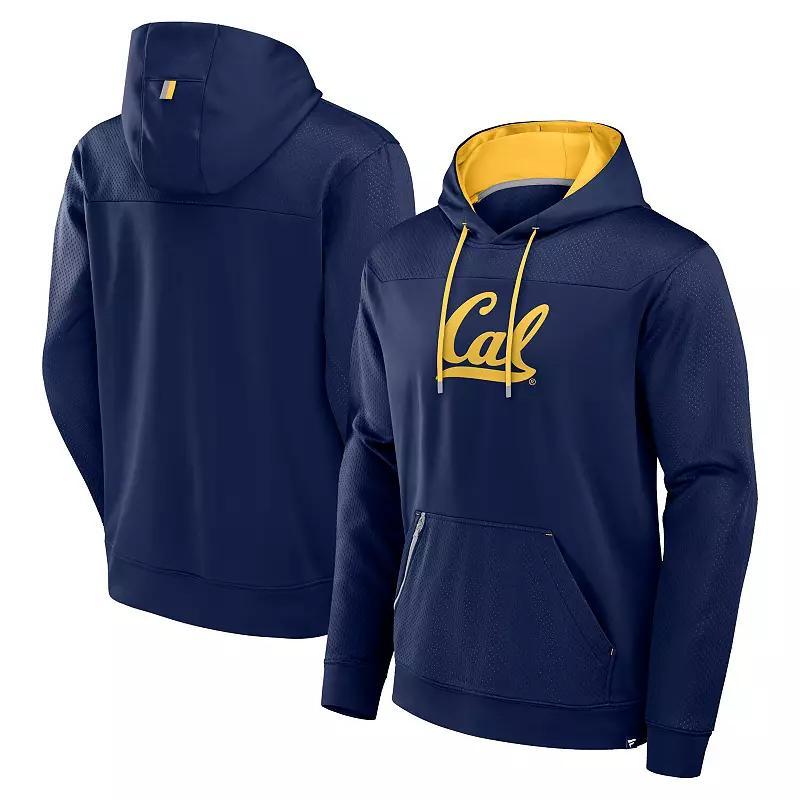 Men's Fanatics  Navy Cal Bears Defender Dot Faded Primary Pullover Hoodie, Size: XL, Blue Product Image