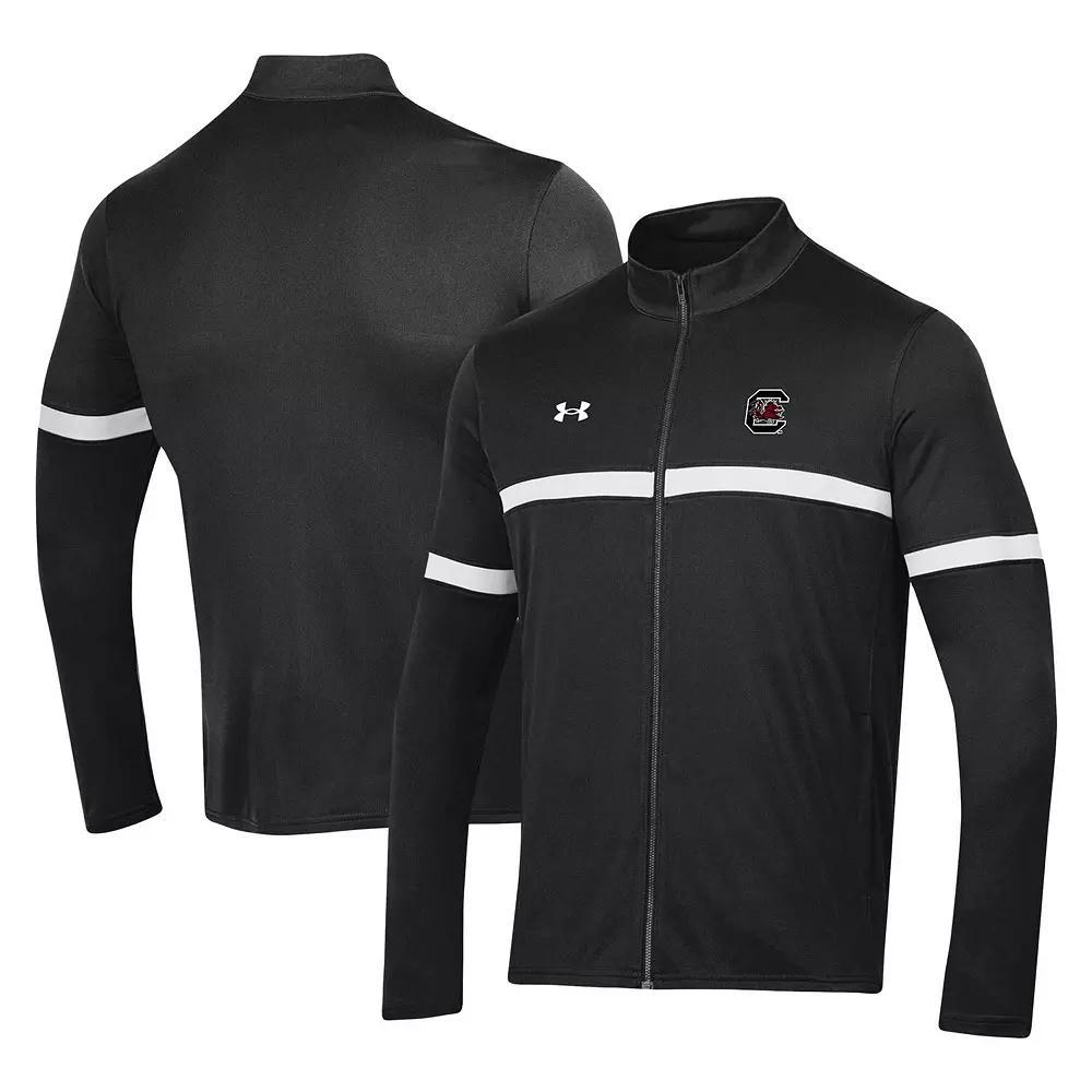 Men's Under Armour Black South Carolina Gamecocks 2023 Assist Warm Up Full-Zip Jacket,  Product Image