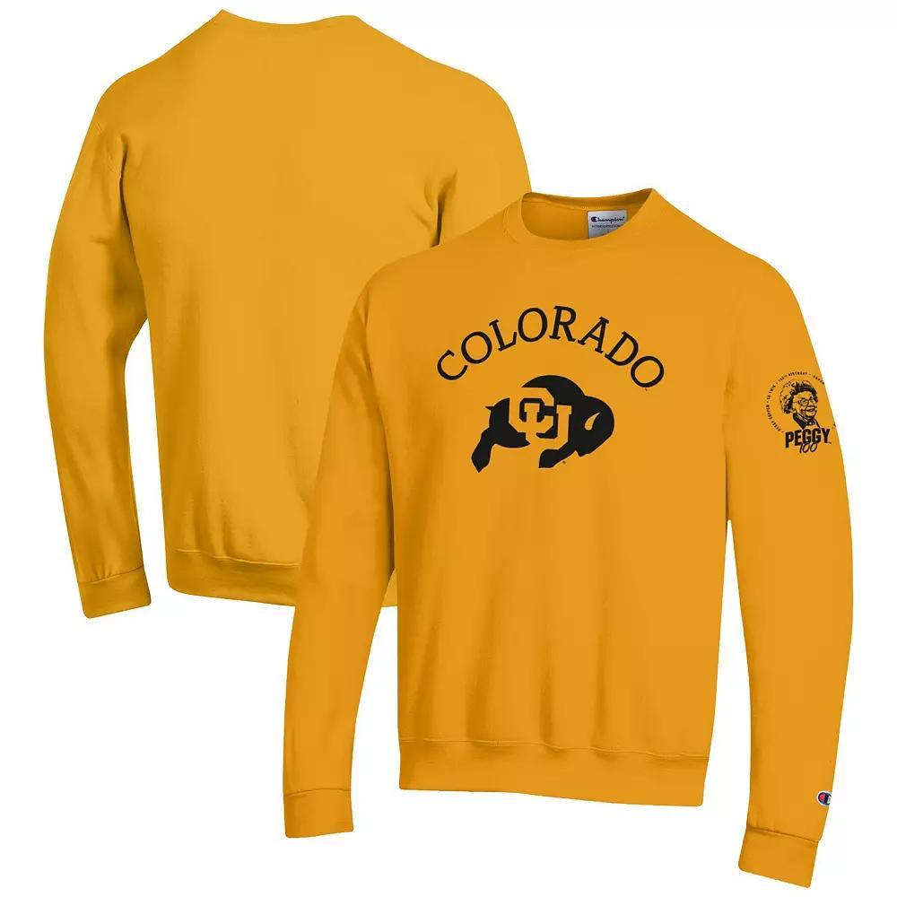 Men's Champion Gold Colorado Buffaloes Peggy 100 Pullover Sweatshirt, Size: 2XL Product Image