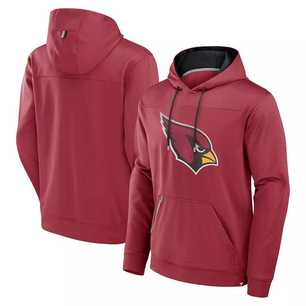 Men's Fanatics Cardinal Arizona Cardinals Defender Pullover Hoodie,  Product Image