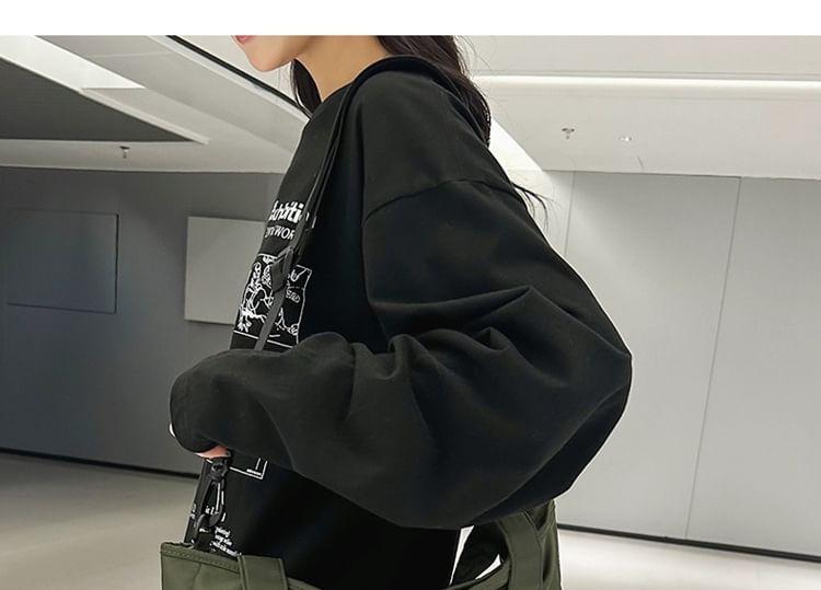 Plain Nylon Tote Bag Product Image