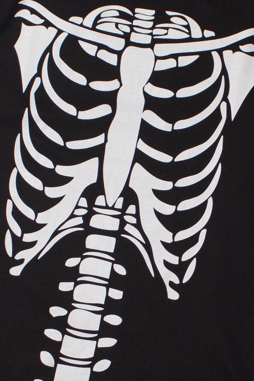 Skeleton Rib Cage Long Sleeve Tee Product Image