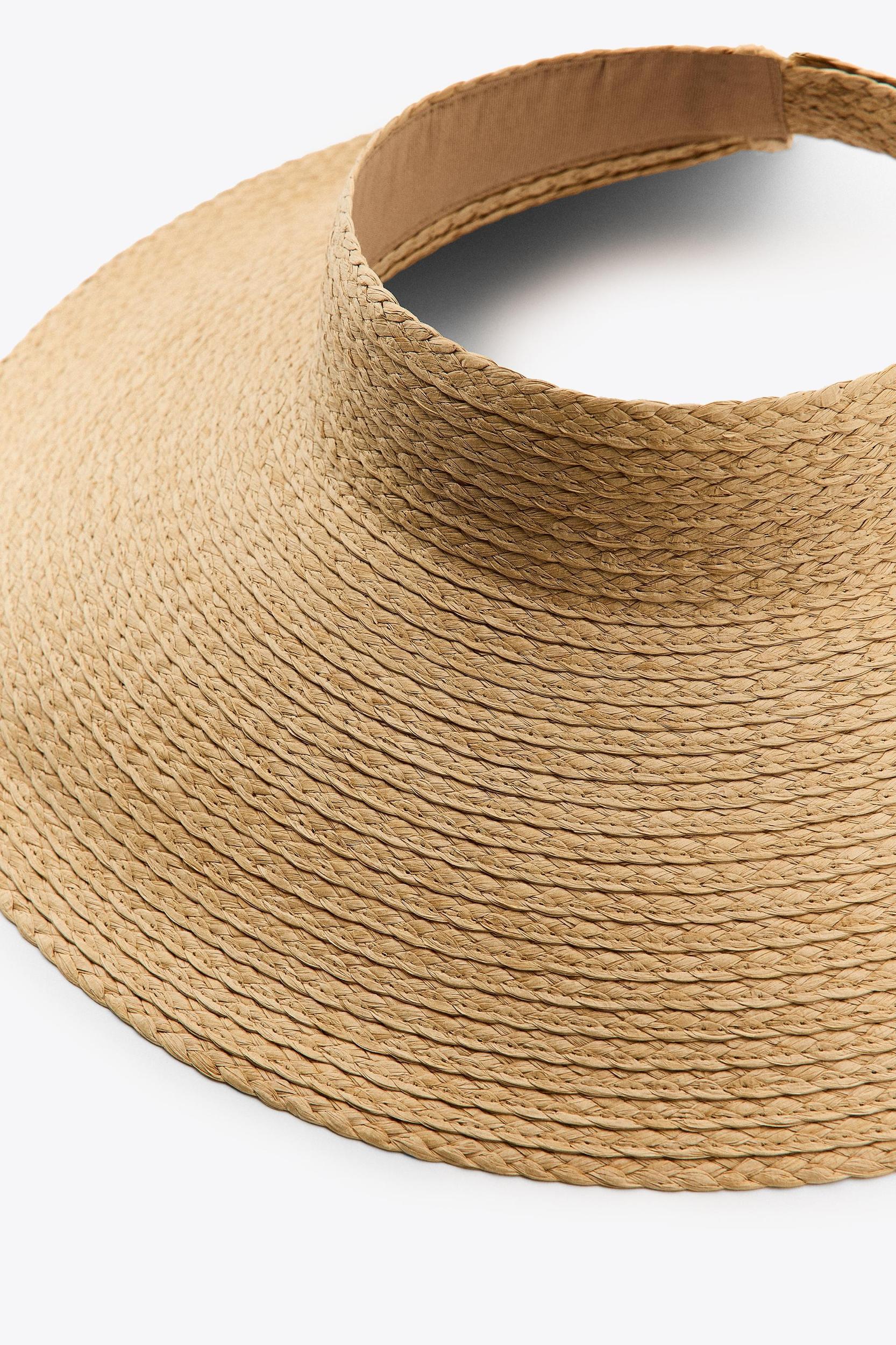 WIDE BRIM WOVEN VISOR Product Image