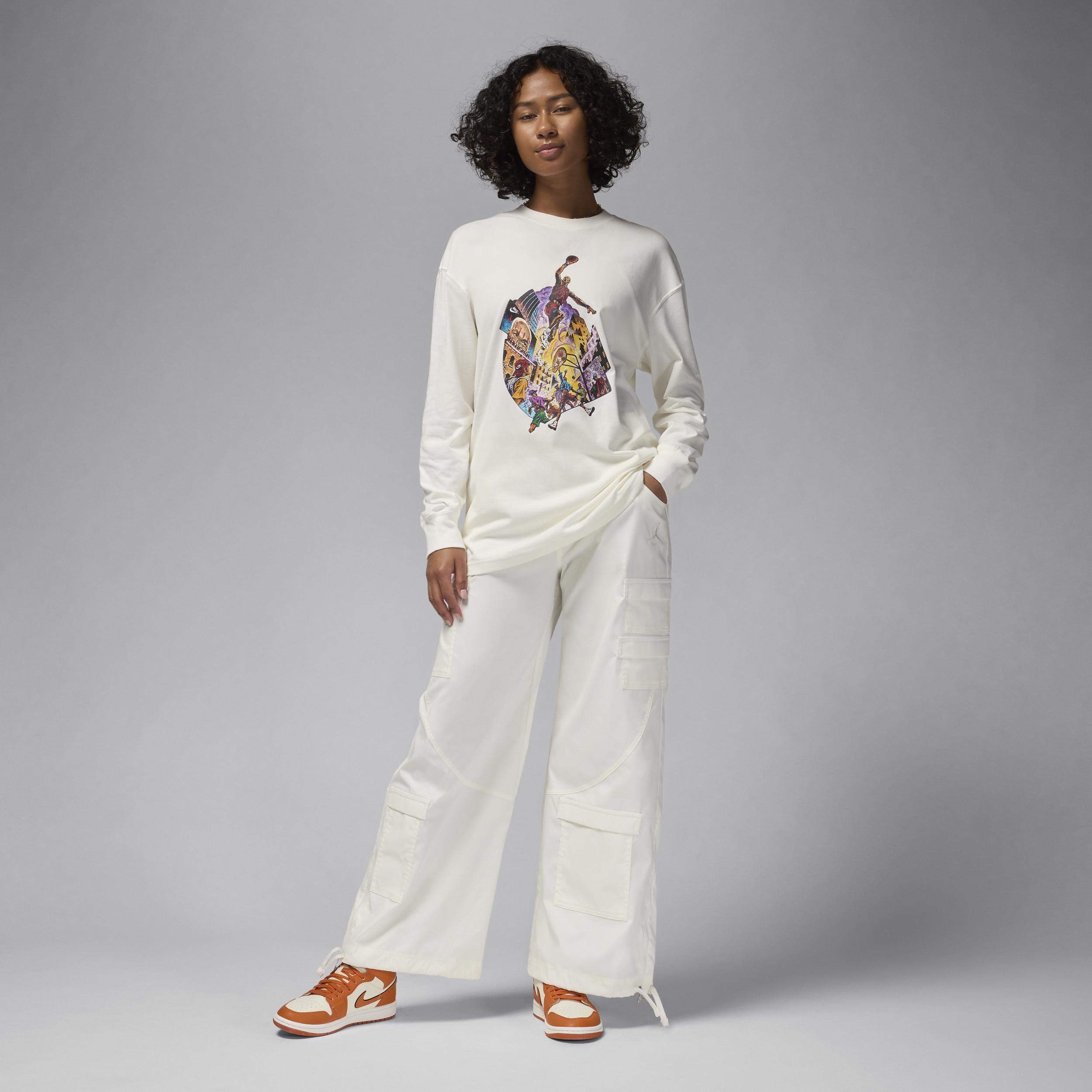 Women's Jordan Oversized Long-Sleeve T-Shirt Product Image