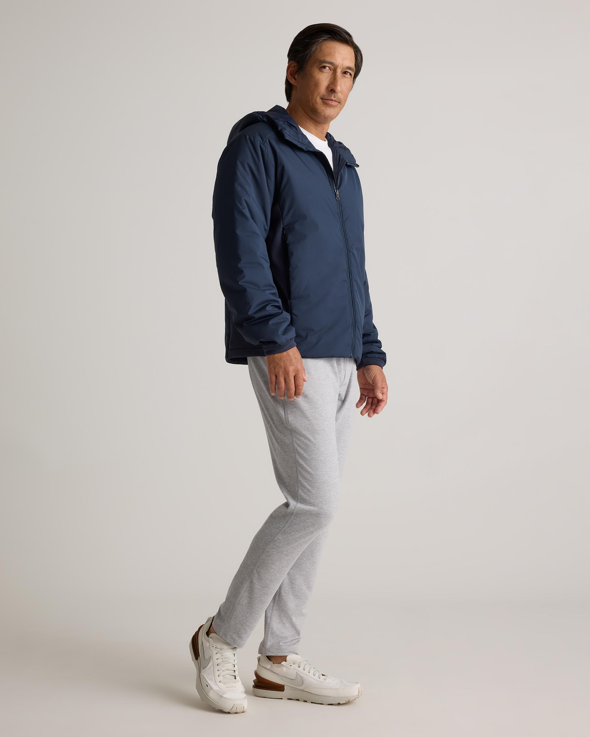 Quince | Men's Hybrid Insulated Lightweight Hooded Jacket Size XL, 100% Polyester Product Image