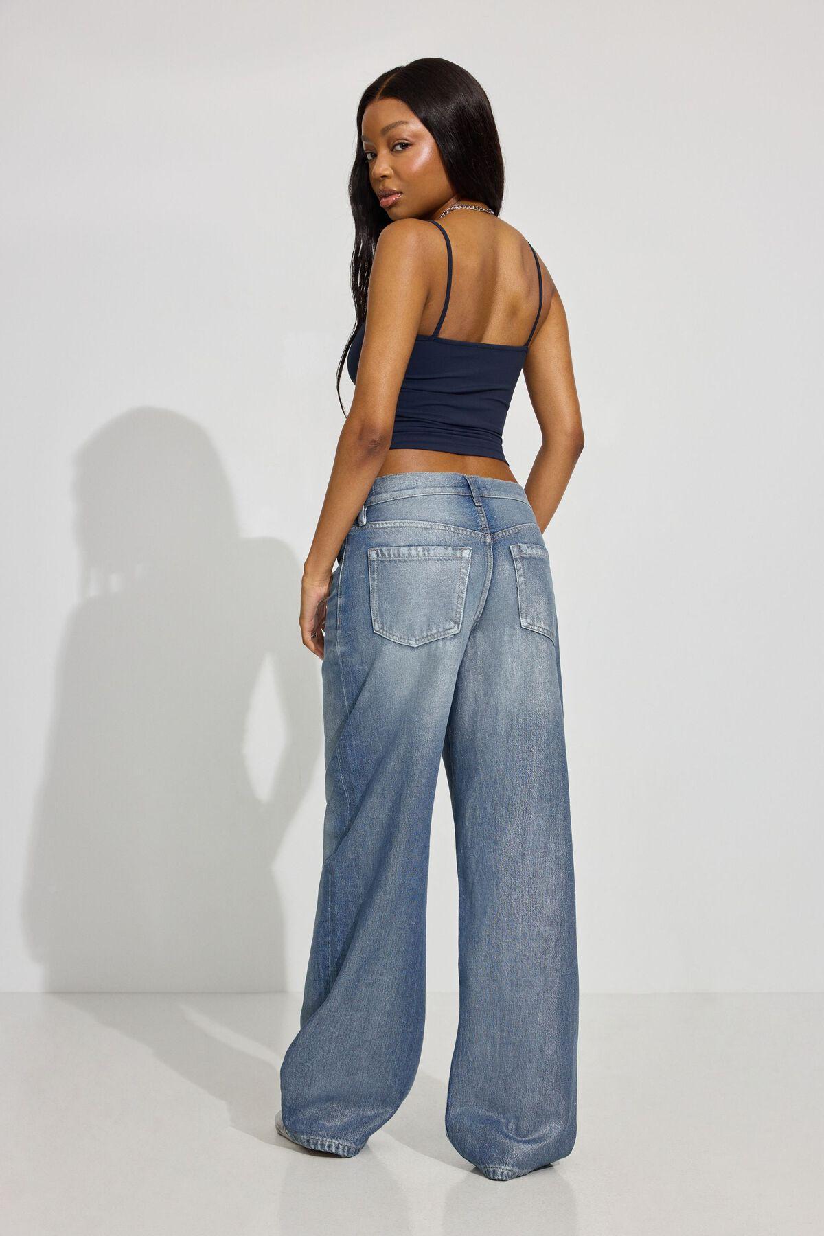 Low Rise Baggy Jeans Product Image
