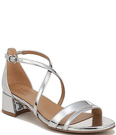 Naturalizer June Metallic Strappy Crisscross Dress Sandals Product Image