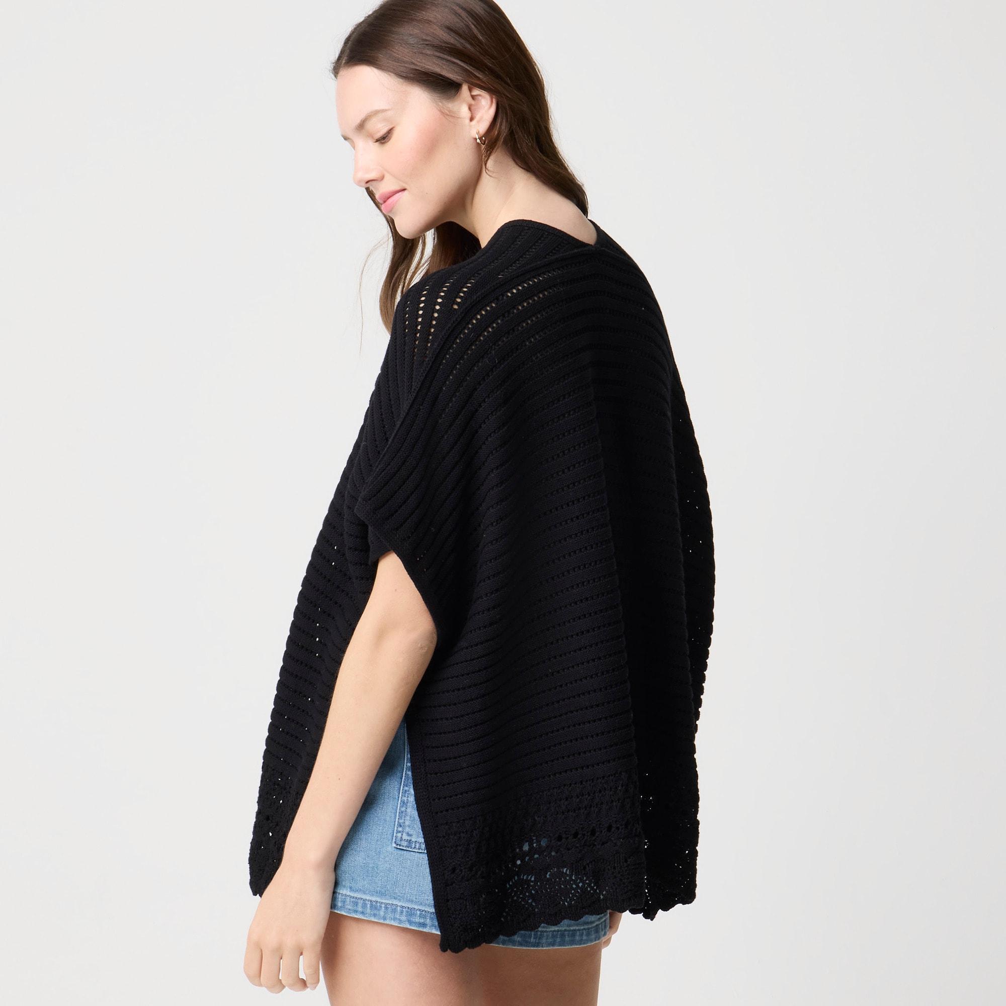 Pointelle open-front wrap Product Image