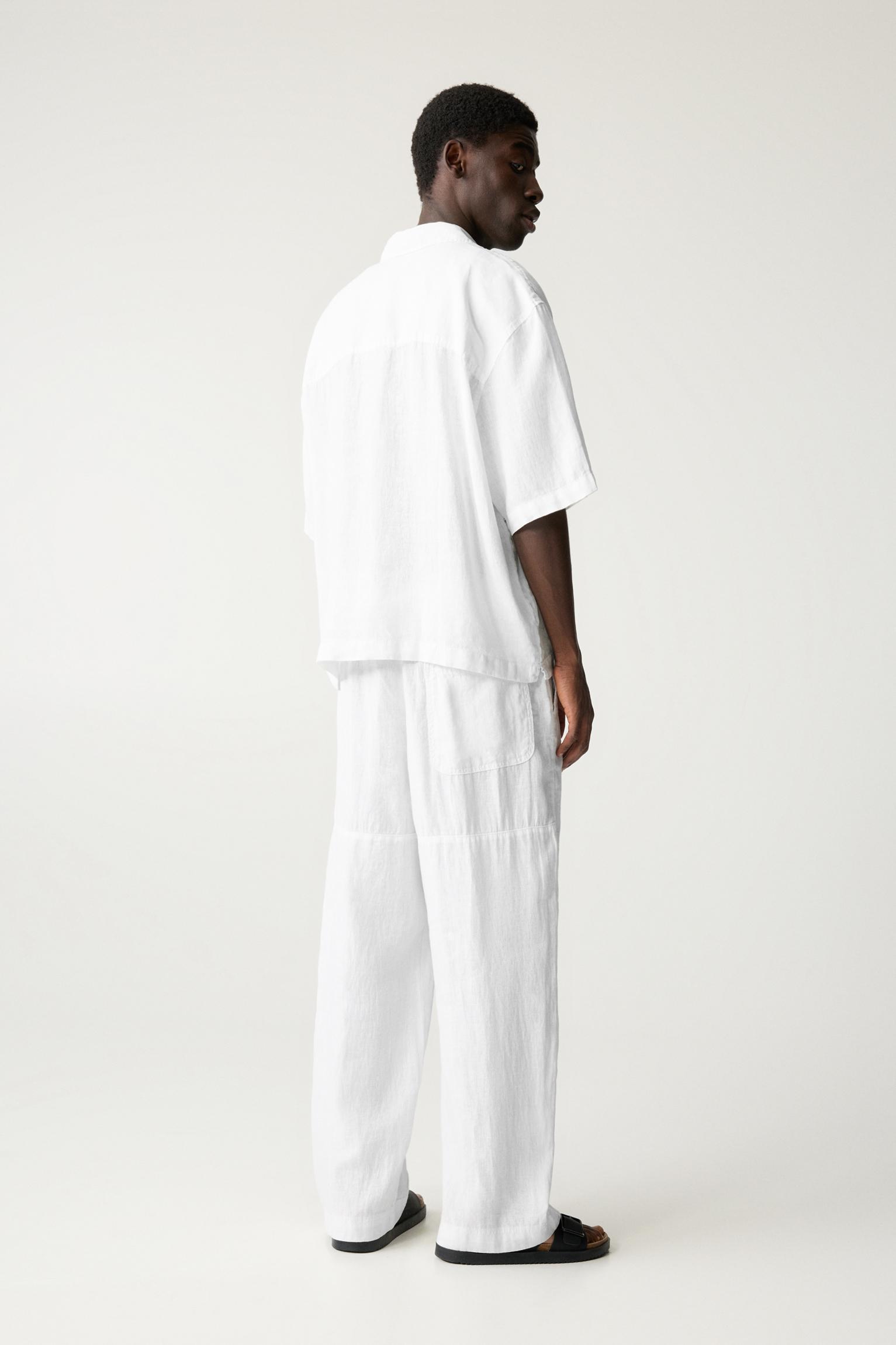 100% linen sweatpants Product Image