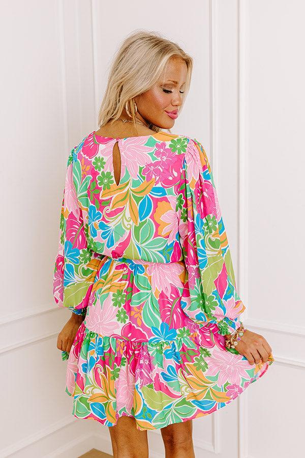 Floral Wanderlust Mini Dress Product Image