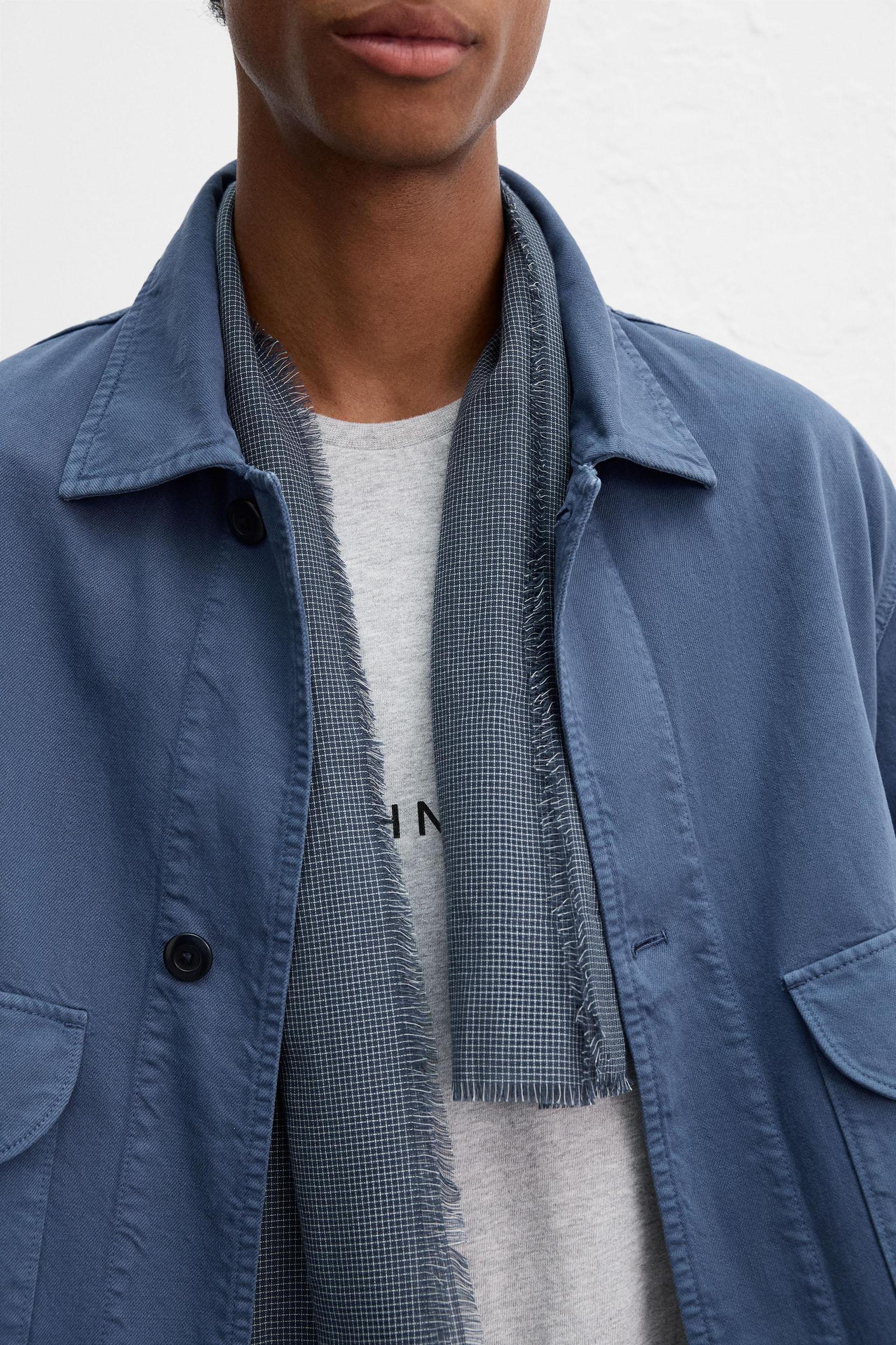 COTTON TEXTURED SCARF Product Image