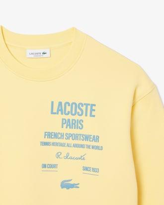 Women's Oversized Pleated Print Sweatshirt Product Image