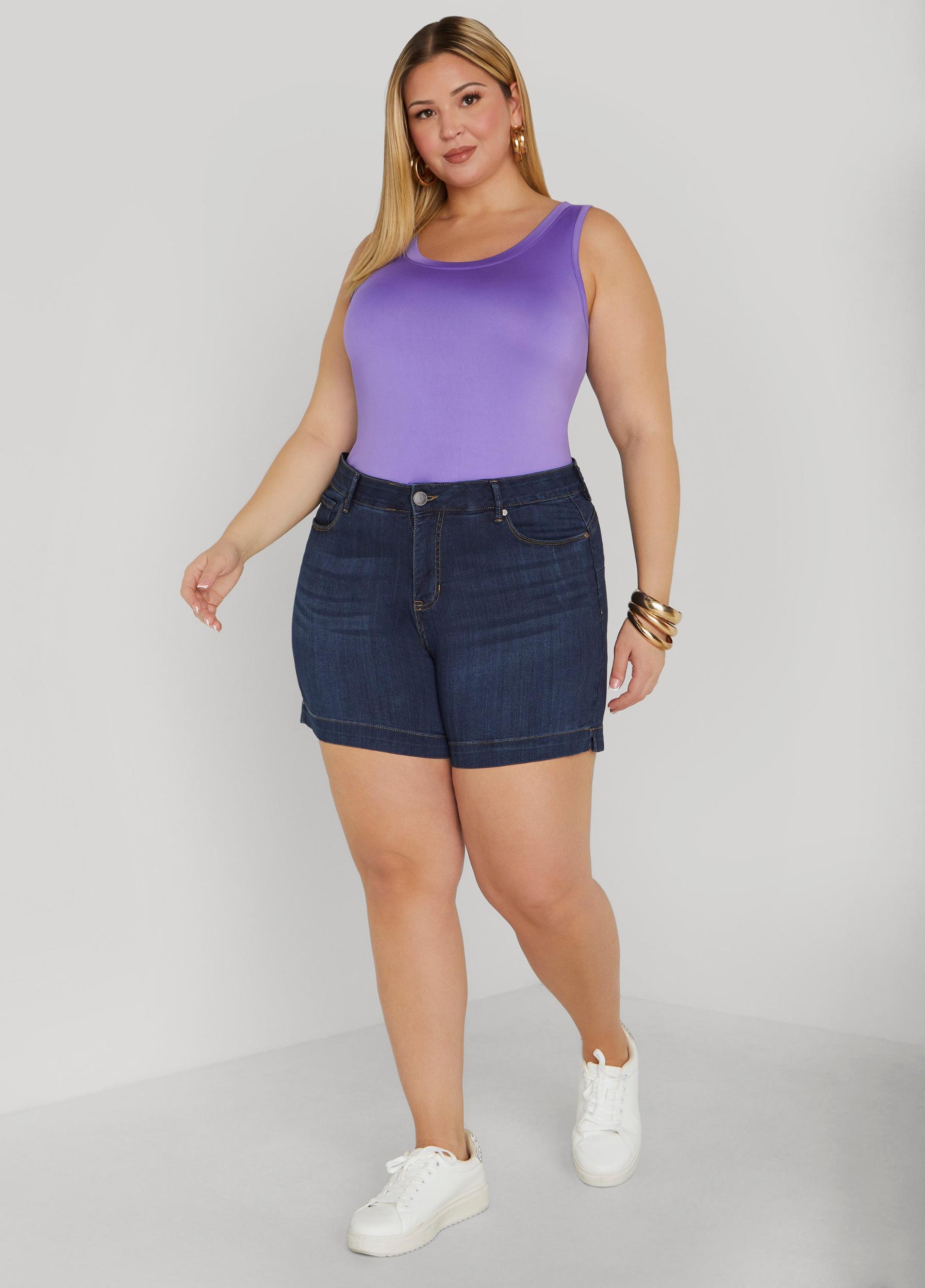 Plus Size Basic Knit Tank Top Ashley Stewart Product Image
