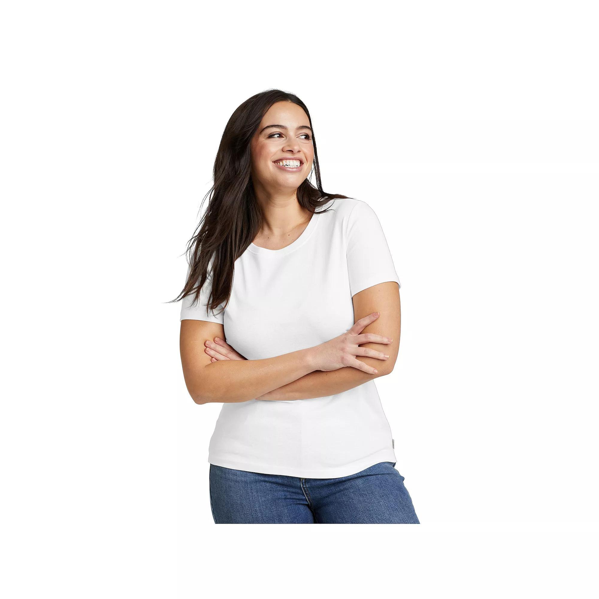 Women's Eddie Bauer Short Sleeve Favorite Crew Neck Tee,  Product Image