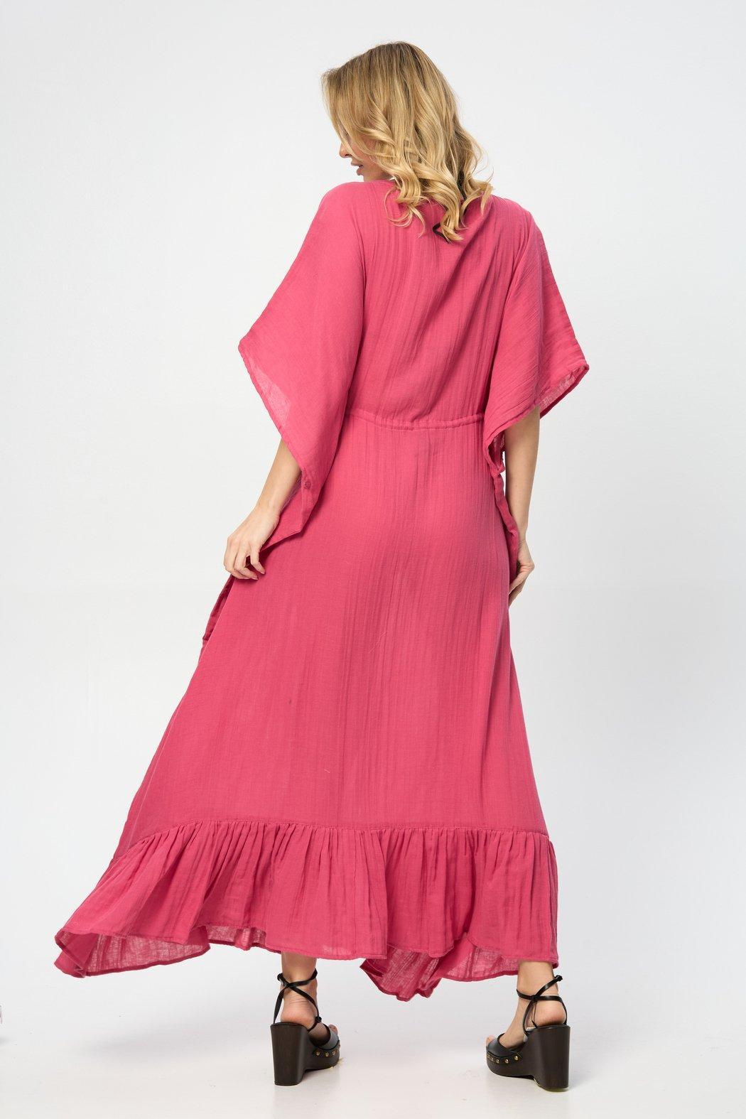 Crochet Rainbow Kaftan Maxi Product Image