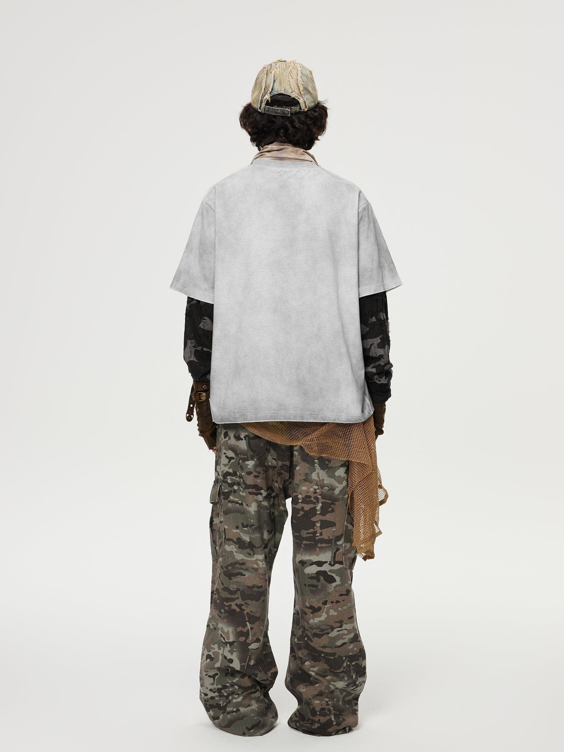 Aelfric Eden Camouflage Layered Long Sleeve Tee Product Image