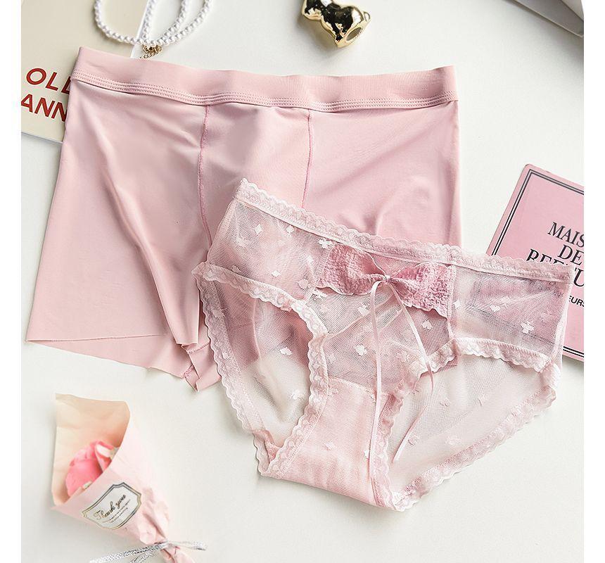 Couple Matching Set: Boxers + Panties Product Image