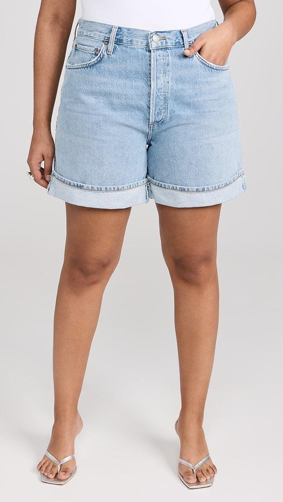 AGOLDE Dame Shorts: High Rise Baggy Cuff | Shopbop Product Image